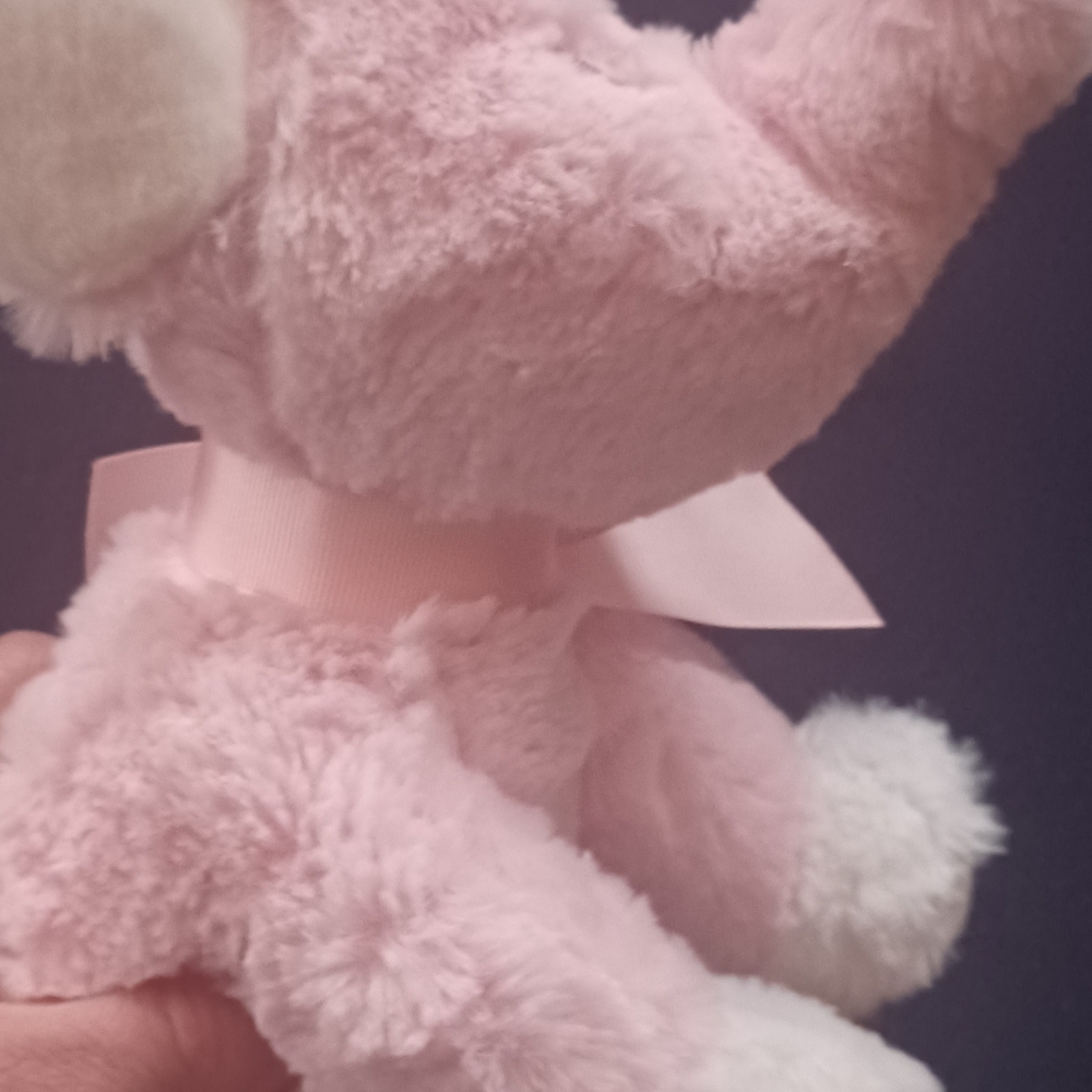 Plush Pink Elephant Toy - Picture 4 of 4